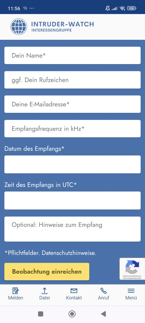 Android-App für den Amateurfunk