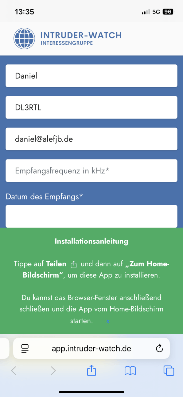 iPhone-App für den Amateurfunk